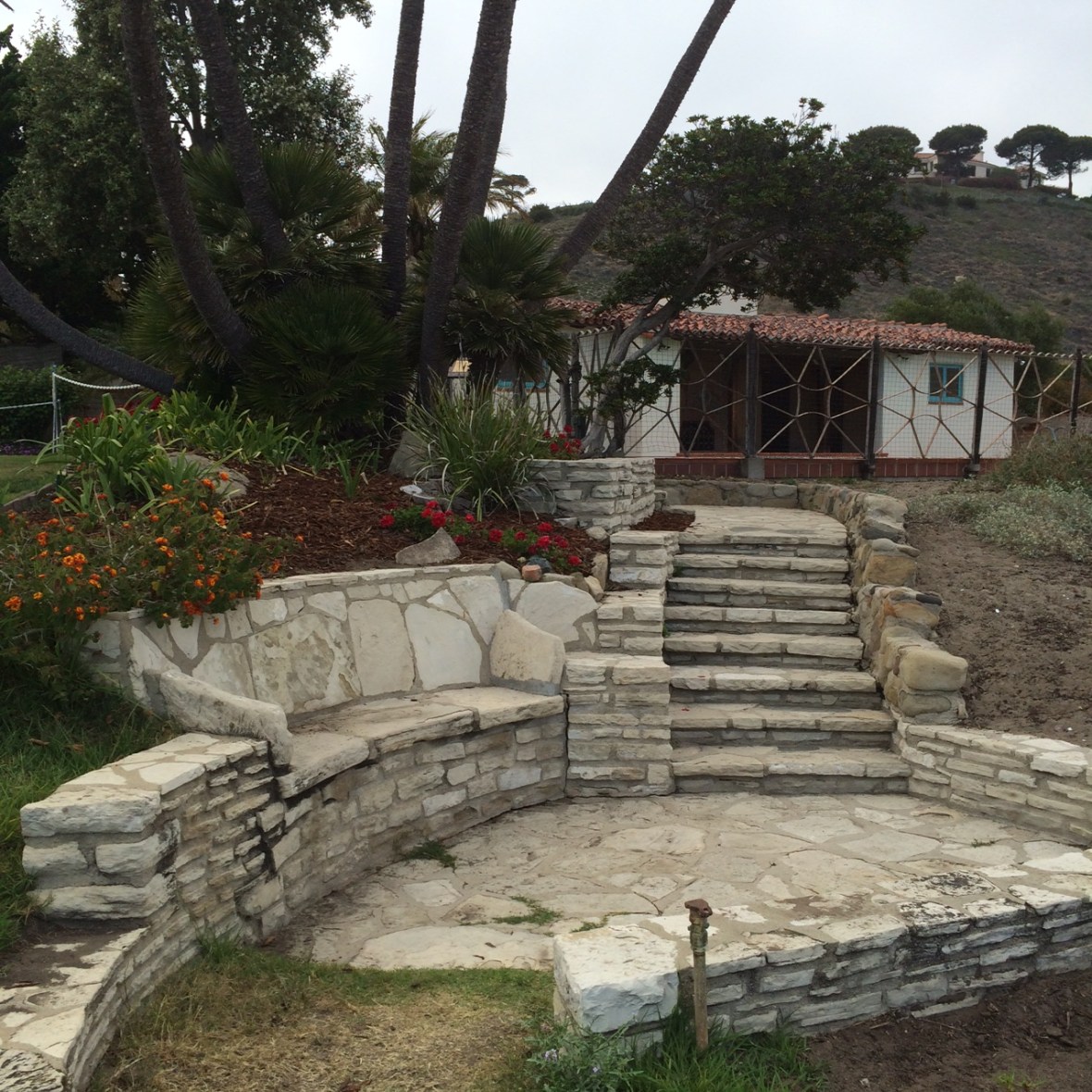 I sat on this stone bench for about an hour watching the surfers. What a peaceful moment in time. 