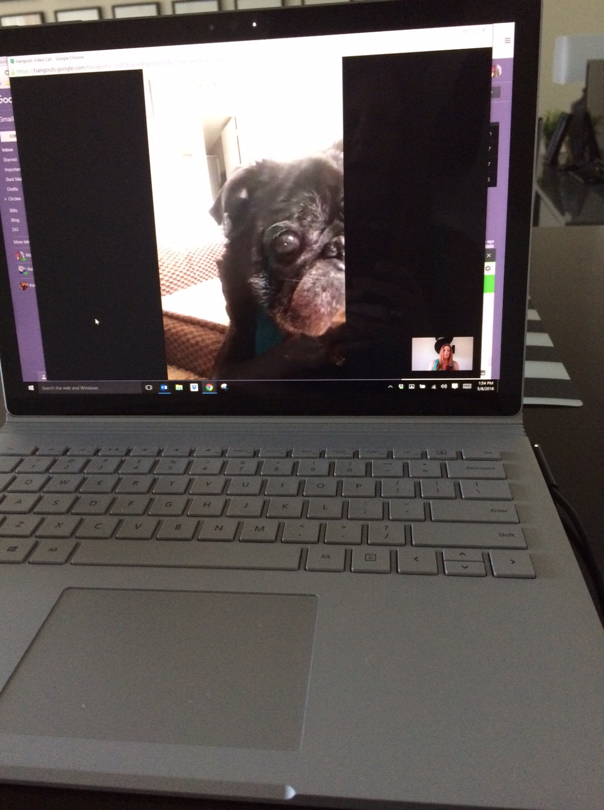 Google Chat with Miles for Mother's Day :)