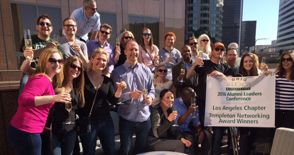 Bobcat group shot! Congrats to the LA chapter for winning the Templeton Networking Award!