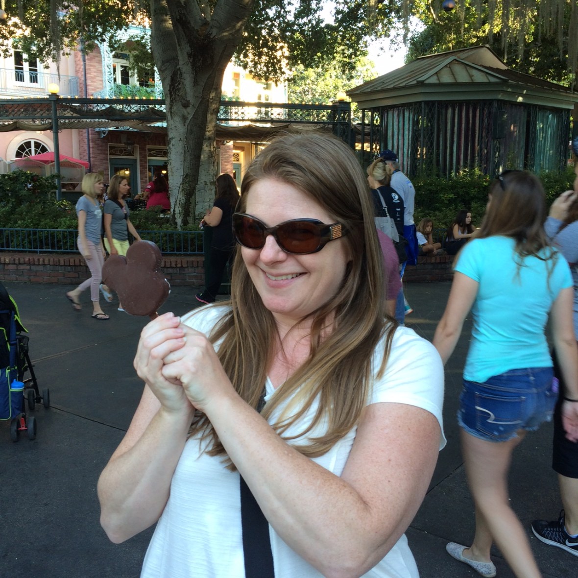 My only request for the day...chocolate coated ice cream ears!