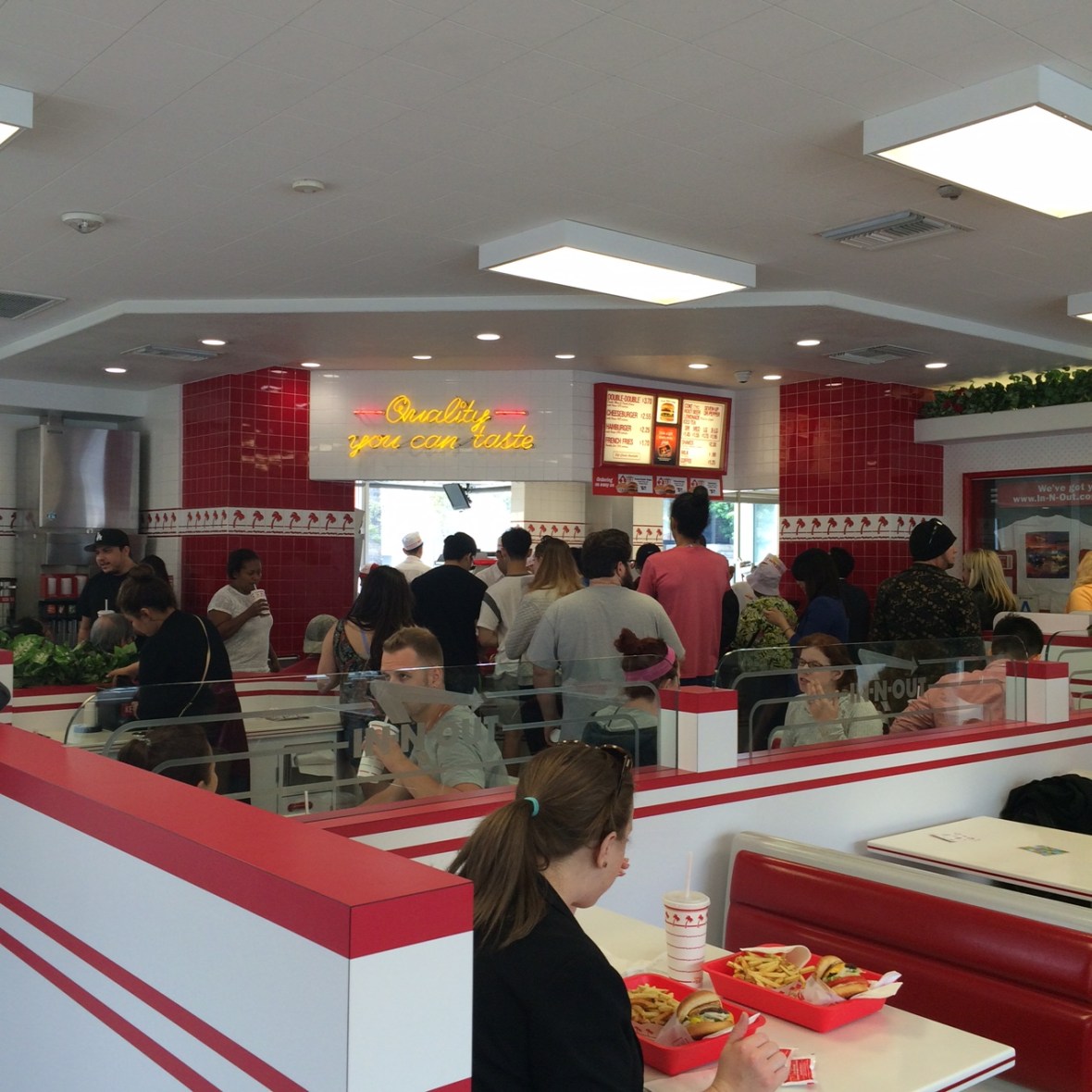 It was busy at 12:30 PM on a Tuesday