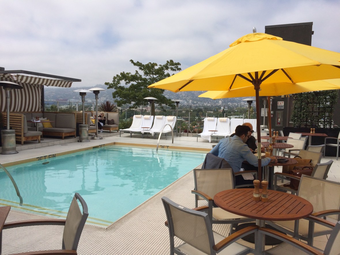 Great views from The Roof on Wilshire