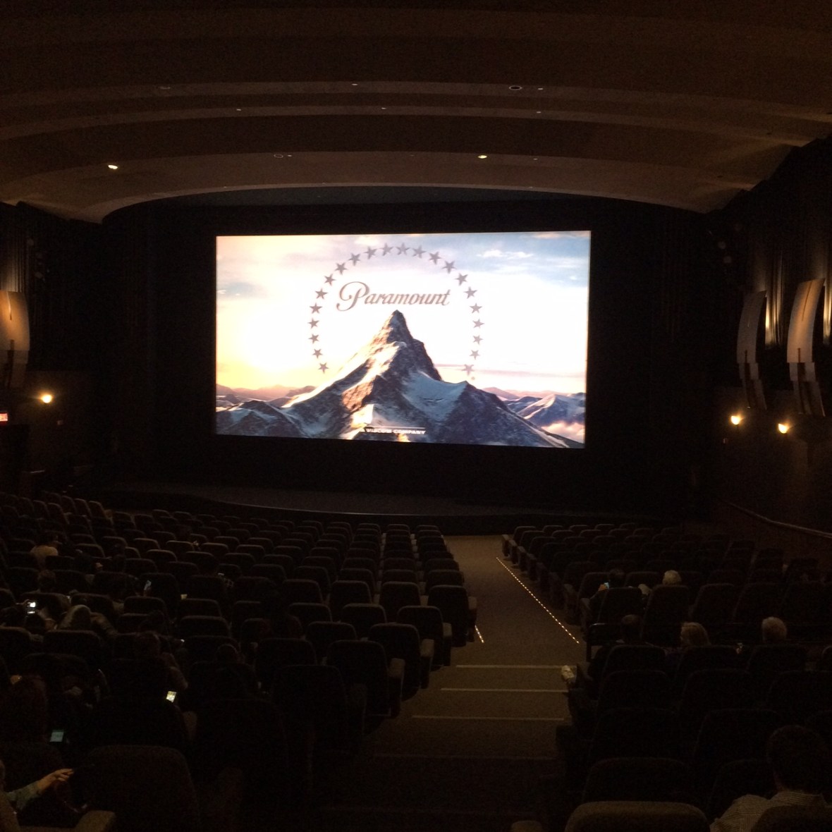 Movie night at Paramount Theatre