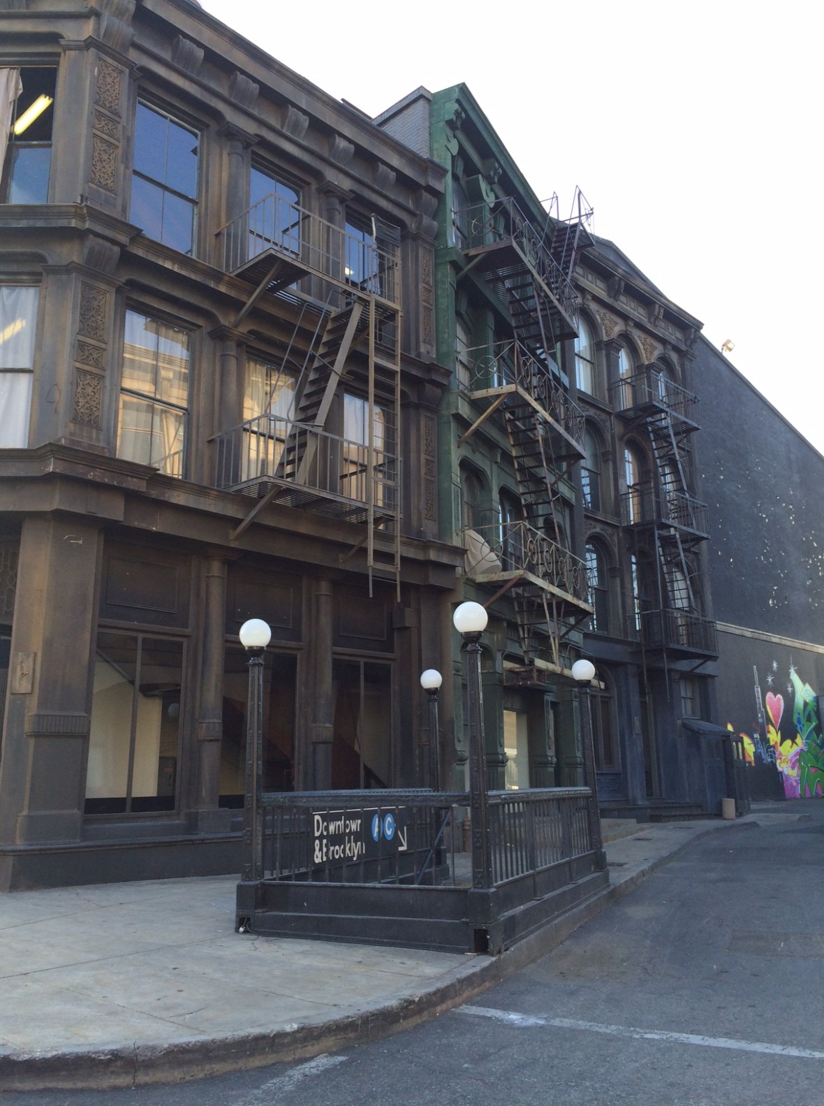 New York on the Paramount lot. 