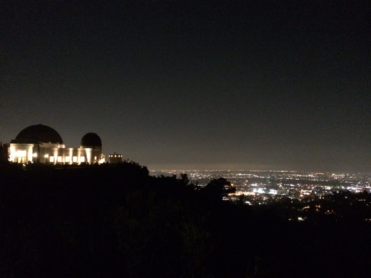 Griffith Observatory overlooking LA