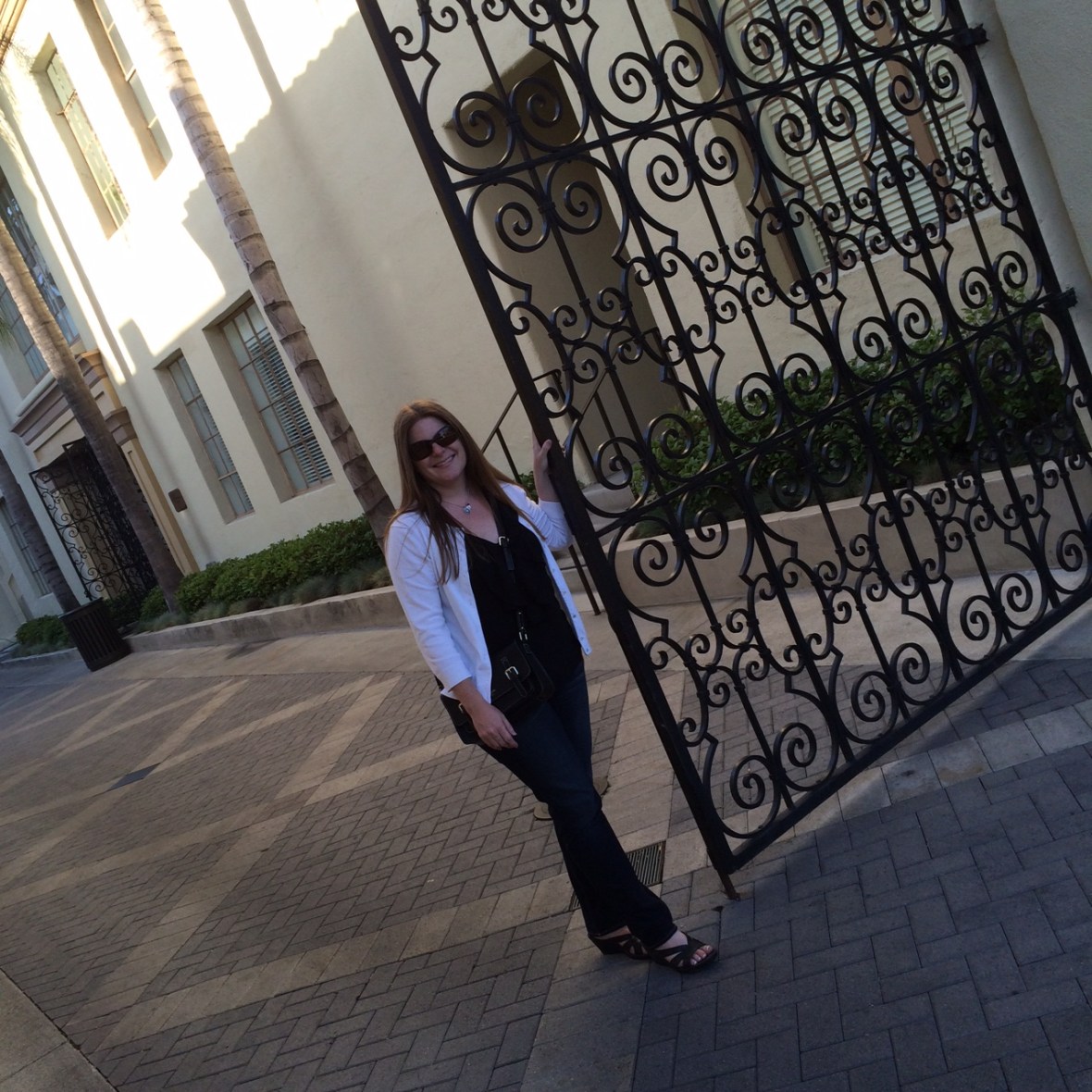 The Wishing Gate! If you touch the gate and make a wish it comes true!